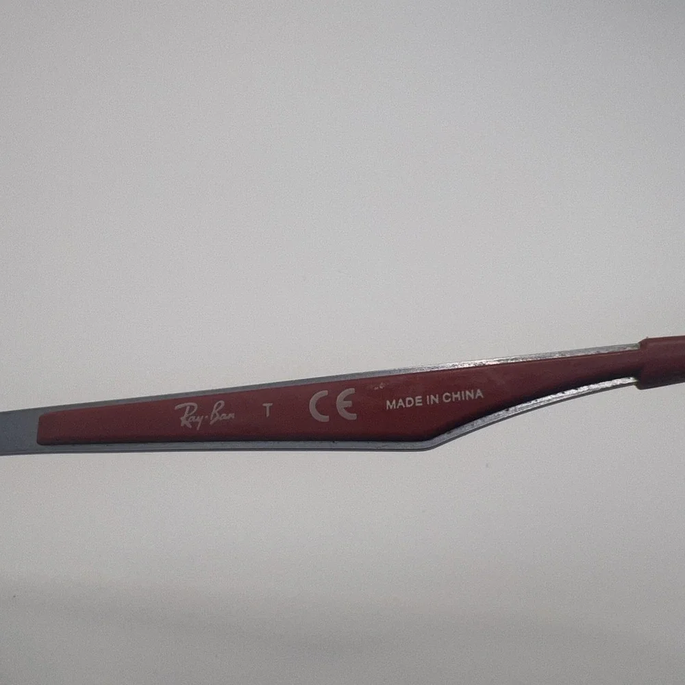 Ray-Ban RB1570 3721 Kids Eyeglasses Frames Blue Red Square Full Rim 49-16-130